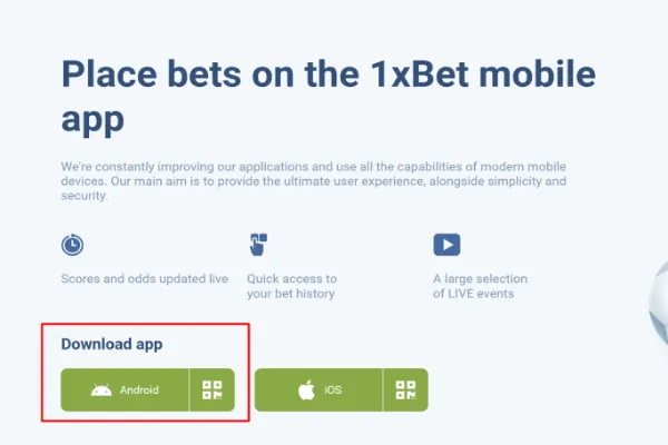 1xBet Mobile App